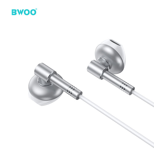 BWOO HF- 166 USB Type C Wired Earphones In-Ear Headphones