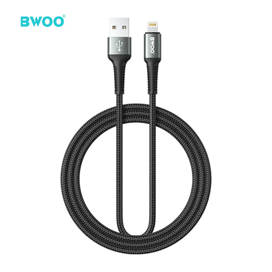 BWOO USB-A to Lightning Charging Data Cable 3A 1MX288L / 2MX288L / 3MX288L