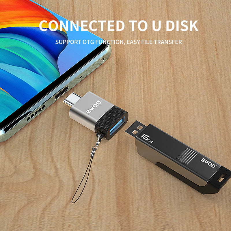 BWOO USB to USB-C OTG Adapter BZ-35