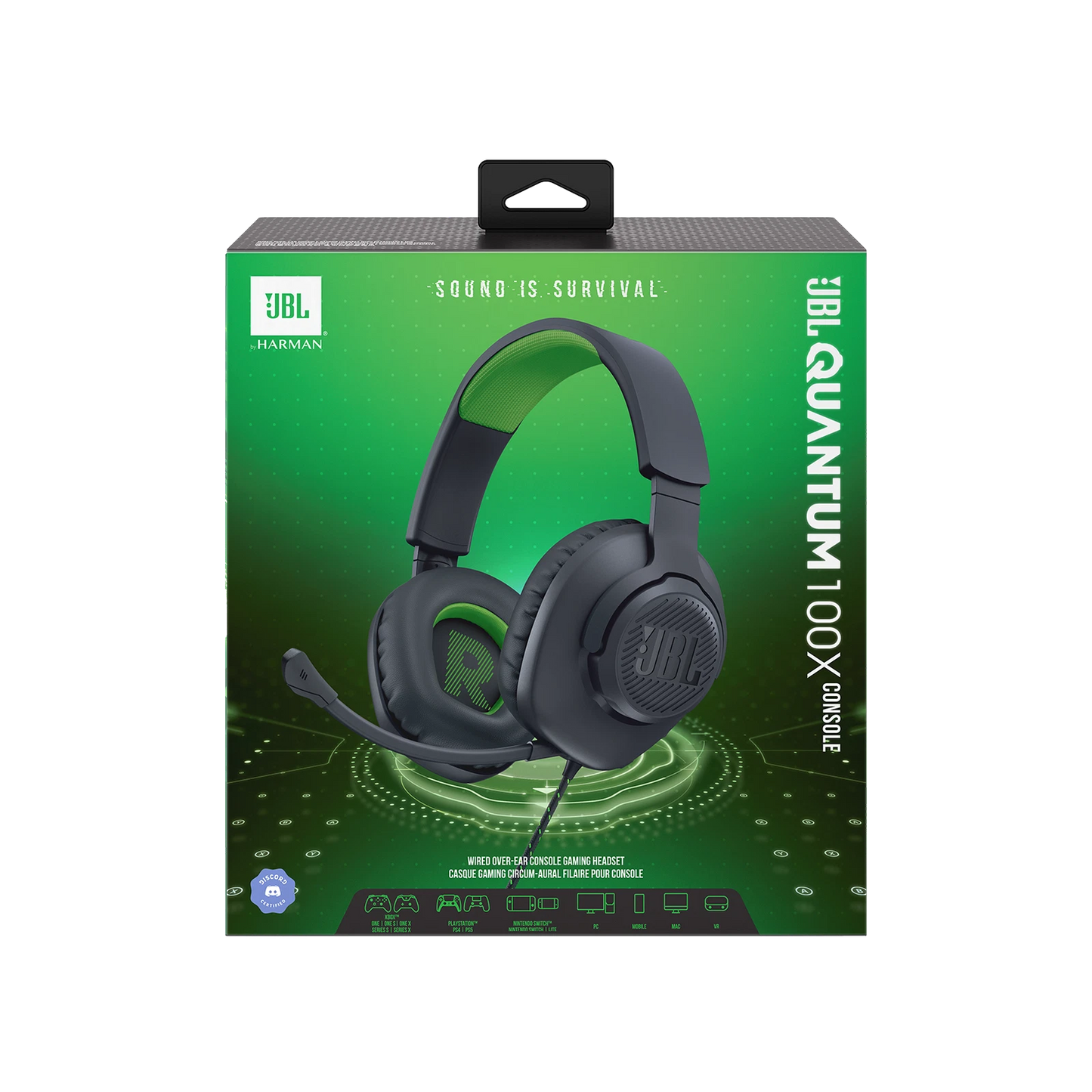 JBL Quantum 100X-100P Wired Over-Ear Gaming Headset