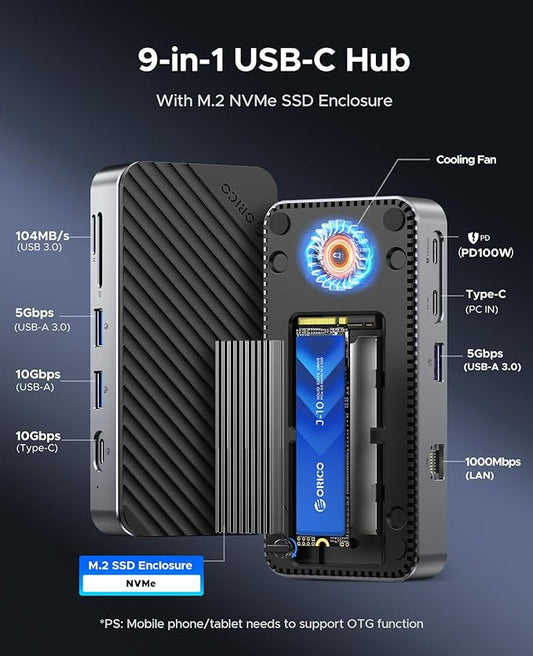 ORICO HUB TYPE C DPM2P9-V1