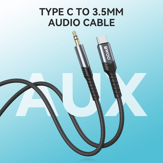 BWOO USB-C to 3.5mm Audio Cable AUX066