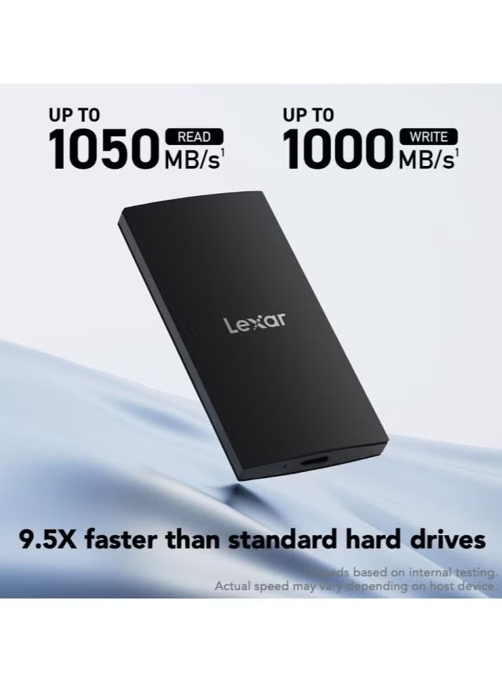 Lexar SL300 1 TB Portable Solid State Drive - External