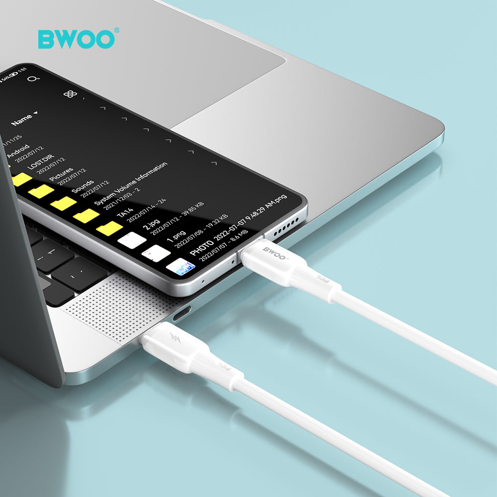 BWOO  65W USB-C to USB-C Fast Charge Cable 1 Meter X329CC