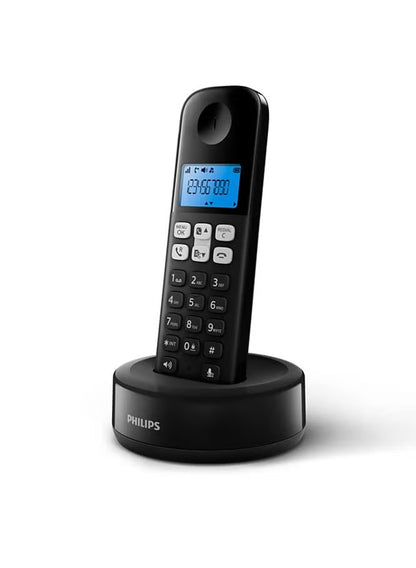 Philips D1611B 63 Cordless Telephone - Black