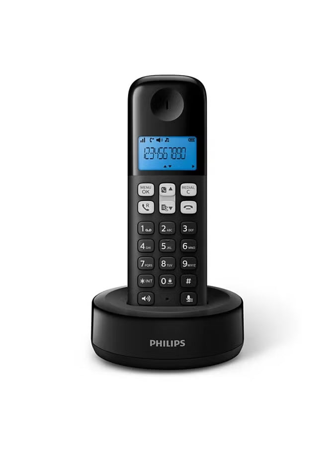 Philips D1611B 63 Cordless Telephone - Black