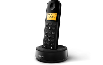 Philips D1601B 63 Cordless Telephone - Black